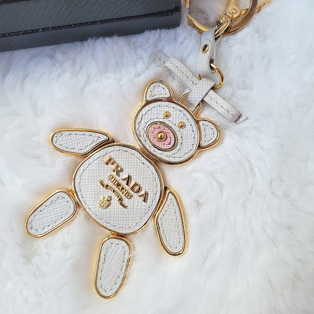 Prada bear keyring